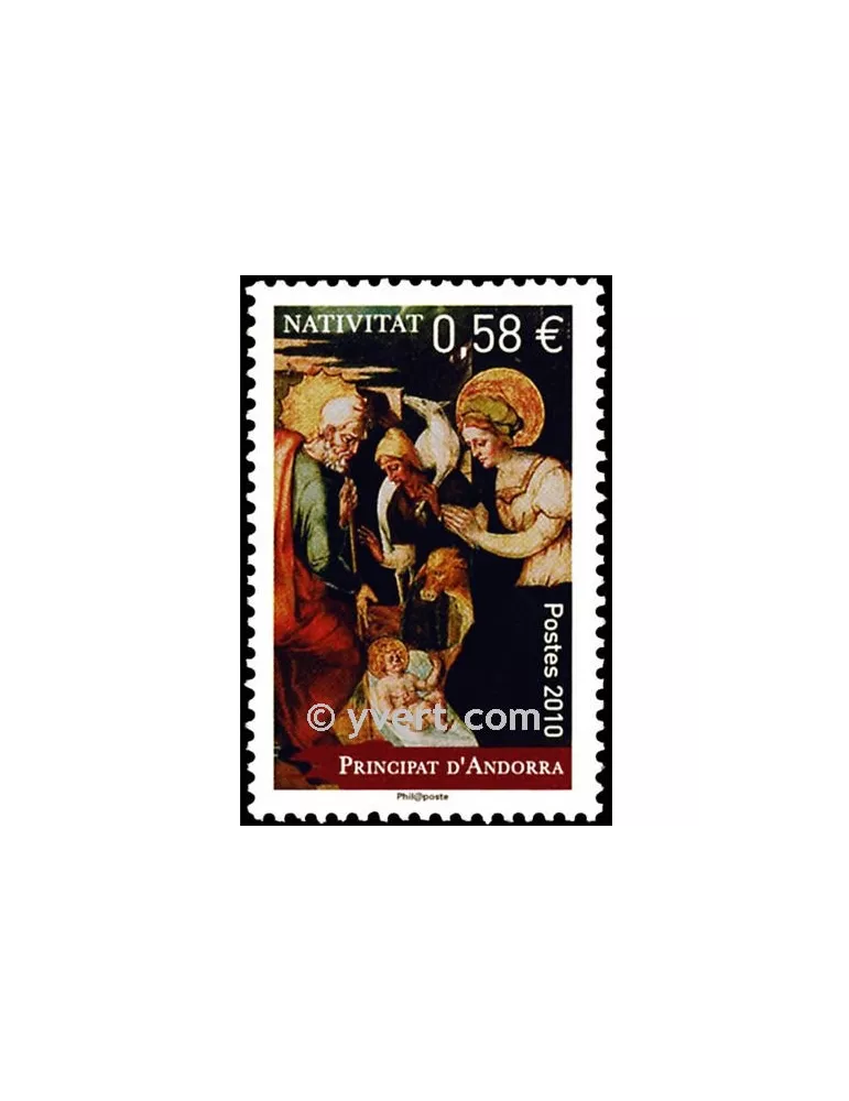 n° 703 - Timbre Andorre Poste