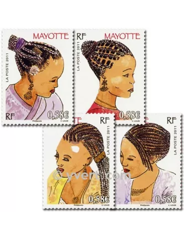 n° 241/244 - Timbre Mayotte Poste