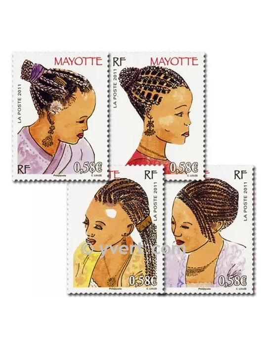n° 241/244 - Timbre Mayotte Poste