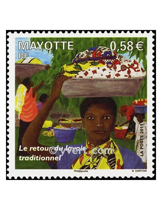 n° 247 - Timbre Mayotte Poste