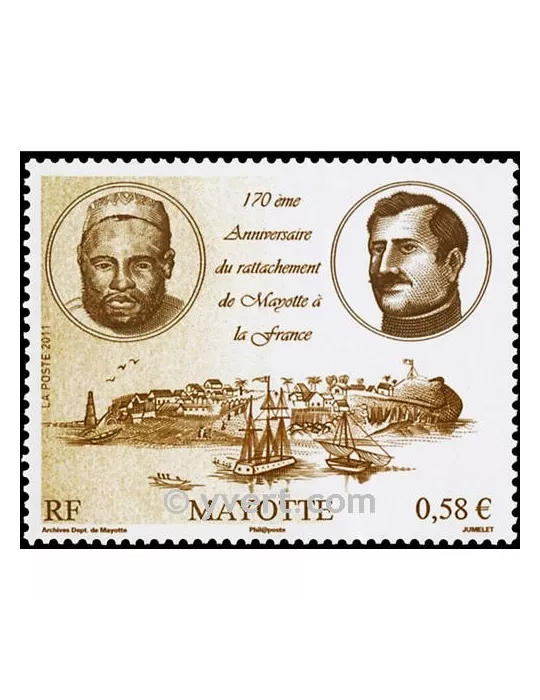 n° 248 - Timbre Mayotte Poste
