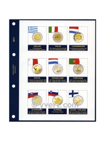 Recharges 2 EUROS commémoratifs 2011 - MARINI®