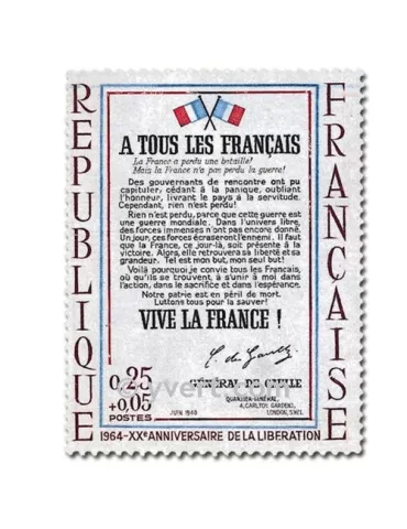 n° 1408a - Timbre France Poste