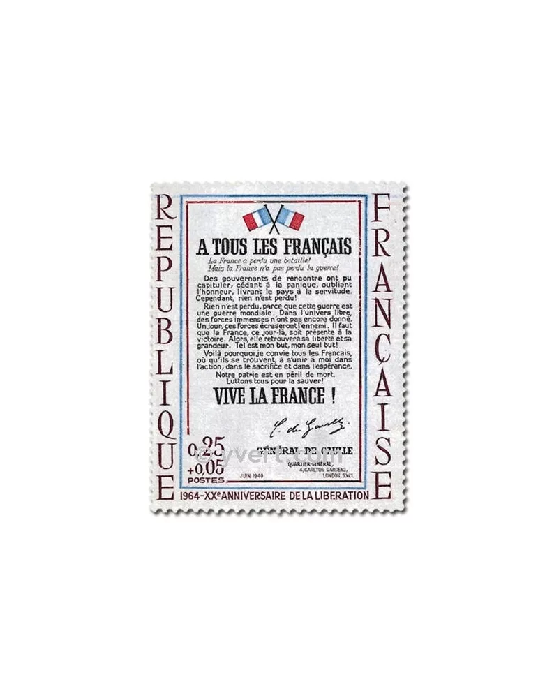 n° 1408a - Timbre France Poste