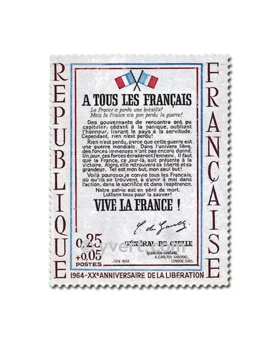 n° 1408a - Timbre France Poste