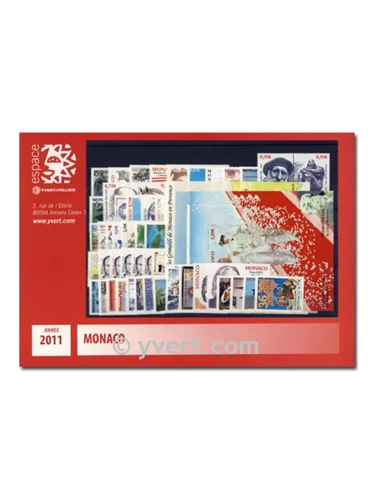 n° 2757/2808 - Timbre Monaco Année complète (2011)