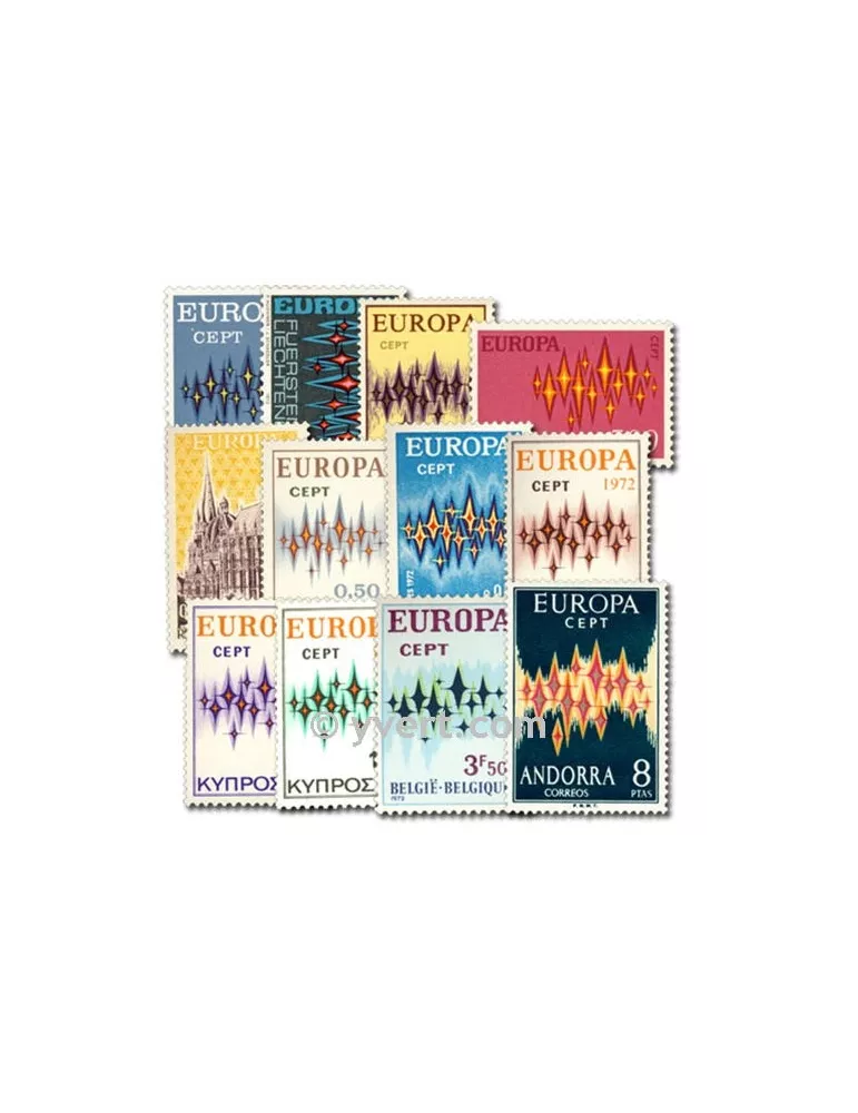 1972** - Année complète neuf EUROPA