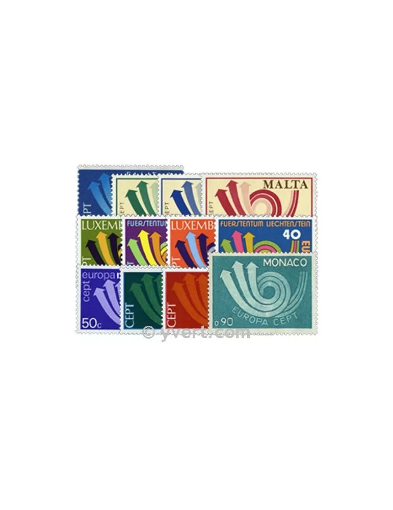 1973** - Année complète neuf EUROPA