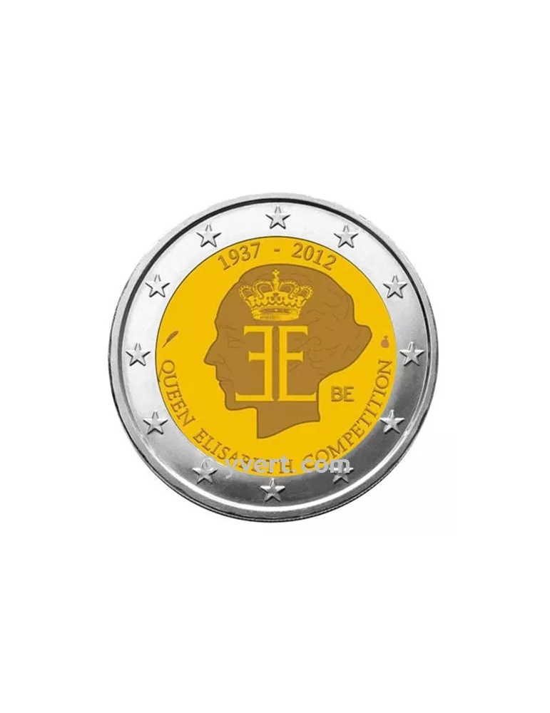 2 EURO COMMEMORATIVE 2012 : BELGIQUE (75 ans du concours musical de la Reine Elisabeth de Belgique)