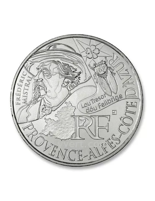 10€ DES REGIONS - Provence Alpes Côte d´Azur- 2012