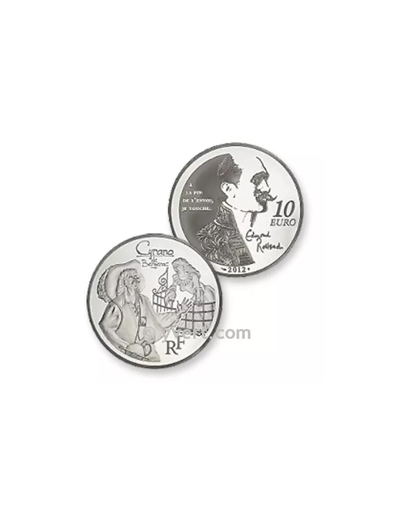 10 EUROS ARGENT - FRANCE - CYRANO DE BERGERAC