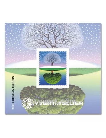 n° 2 - Timbre France Bloc Yvert et Tellier (BROUTIN)