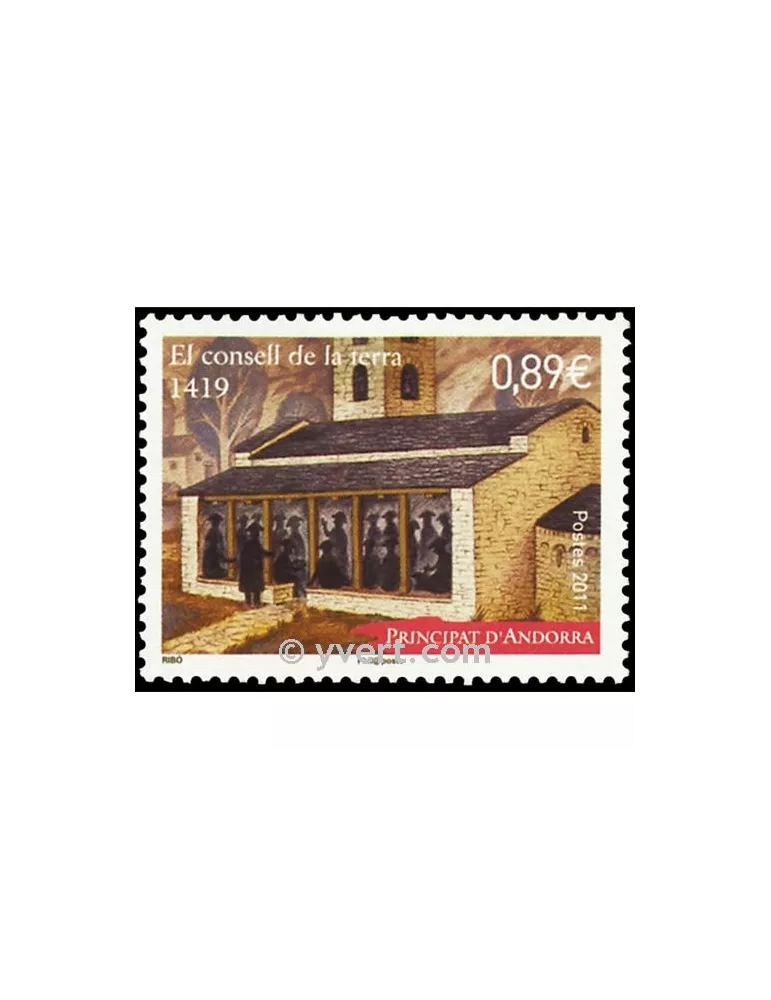 n° 715 - Timbre Andorre Poste