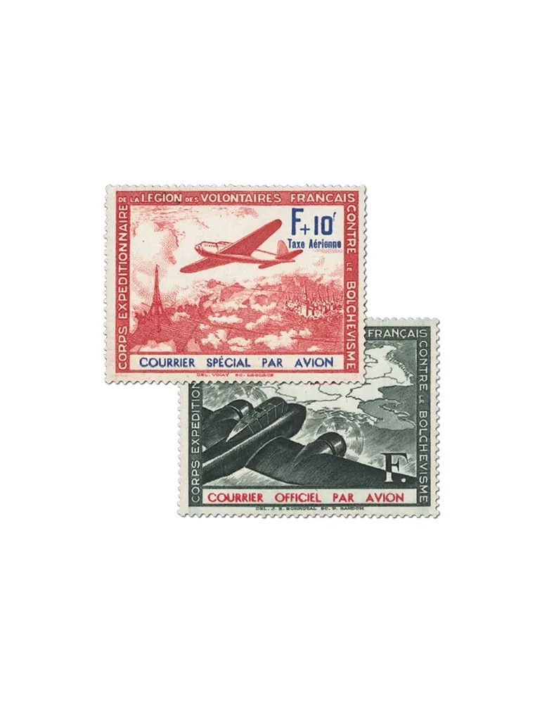 n° 2/3 - Timbre France Poste LVF