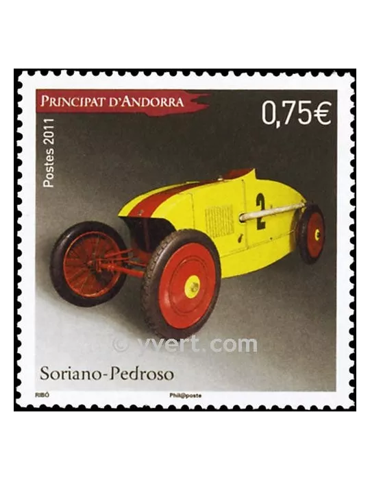 n° 710 - Timbre Andorre Poste