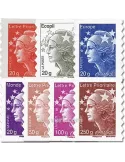 n° 590/596 - Timbre France Autoadhésifs