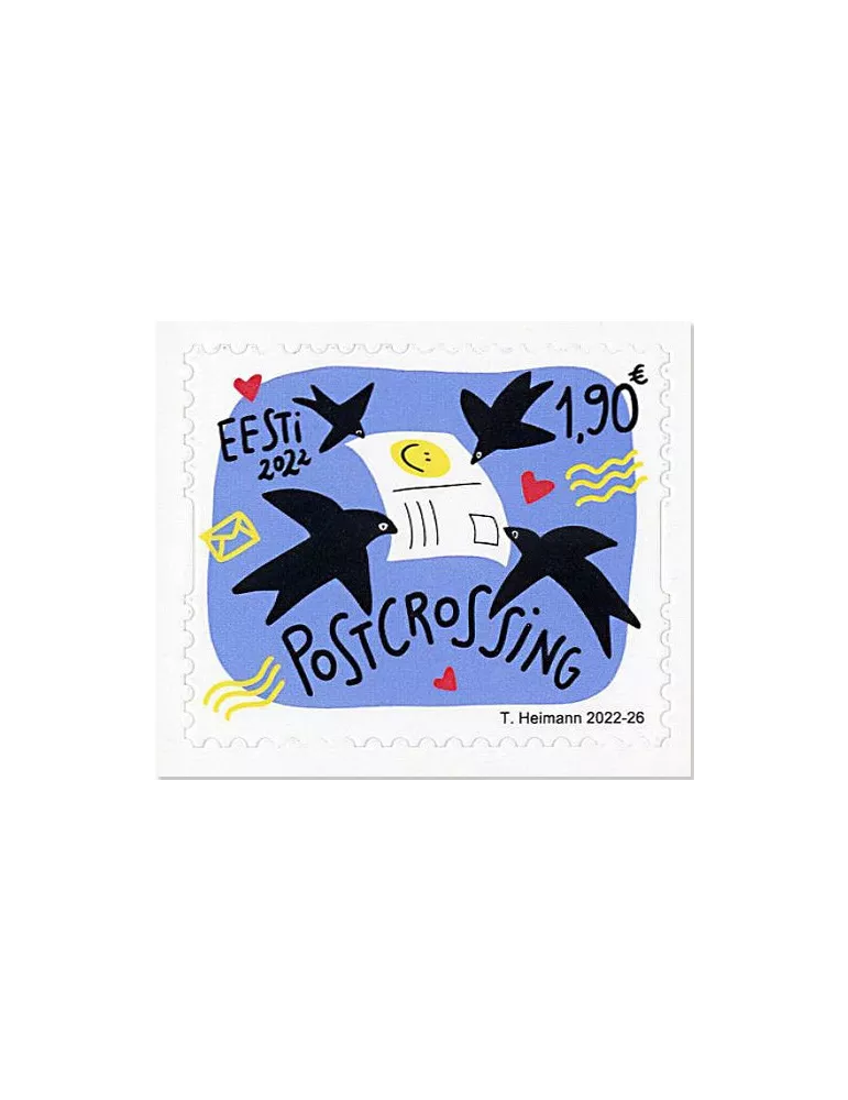 n° 968 - Timbre ESTONIE Poste