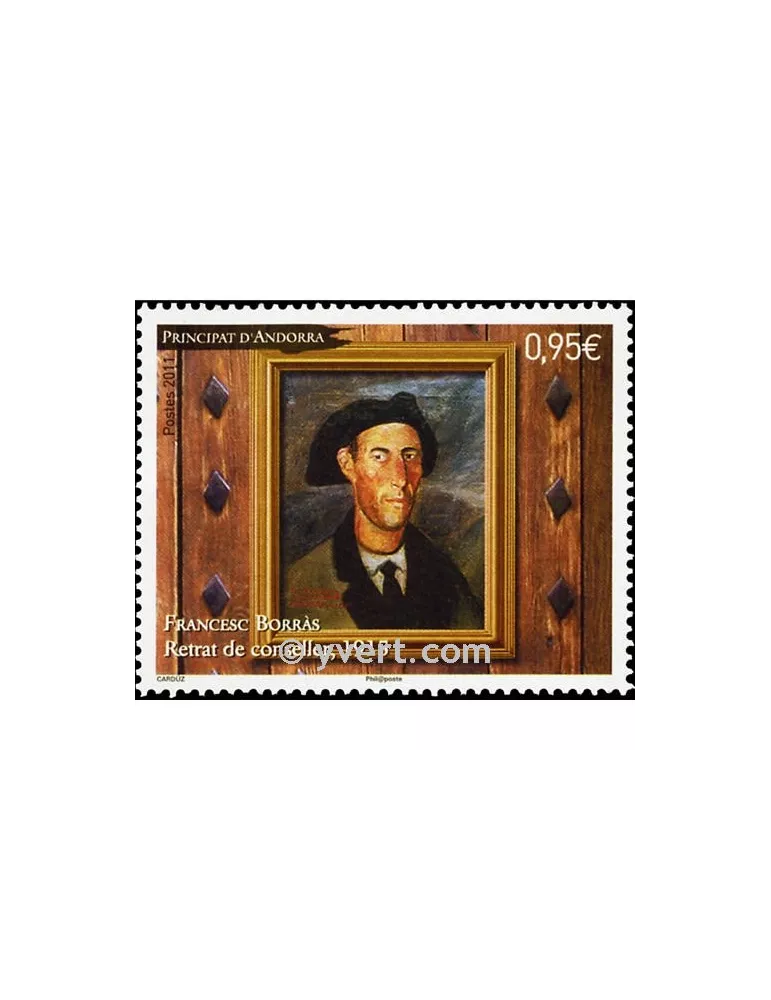 n° 708 - Timbre Andorre Poste