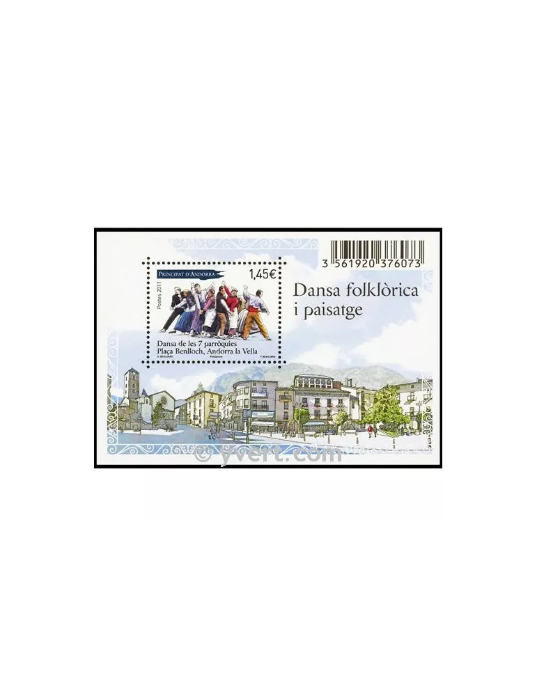 n° 712 - Timbre Andorre Poste