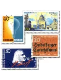 ALLEMAGNE OUEST : pochette de 1000 timbres (Oblitérés)