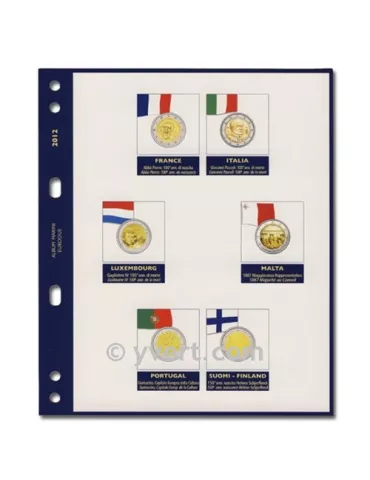 Recharges 2 EUROS commémoratifs 2012 - MARINI® (Hors 10 ans de l´Euro)