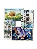 BERMUDES : pochette de 100 timbres (Oblitérés)