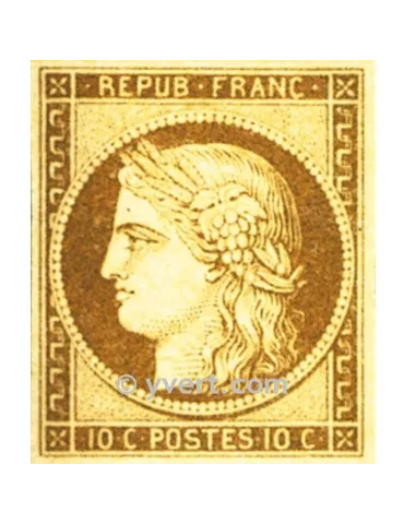 n° 1 obl. - Type Cérès (1ère émission)
