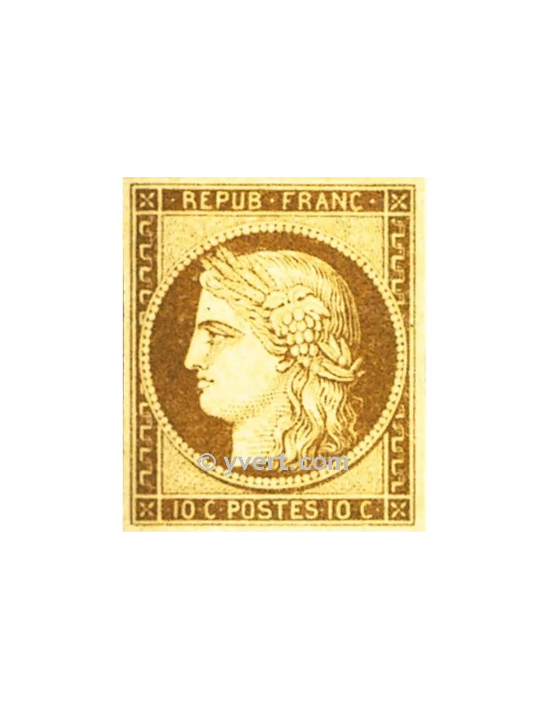 n° 1 obl. - Type Cérès (1ère émission)