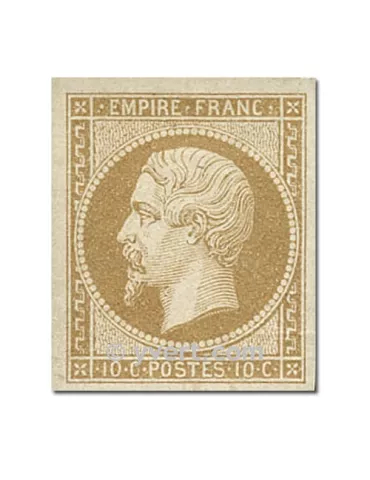 n° 13B obl. - Napoléon III (Empire Non dentelé)