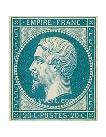 n° 14A obl. - Napoléon III (Empire Non dentelé)