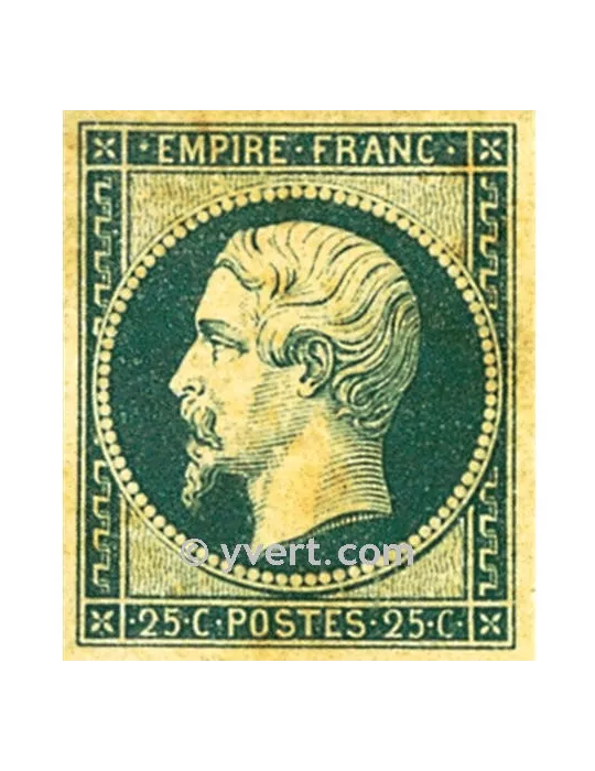 n° 15 obl. - Napoléon III (Empire Non dentelé)