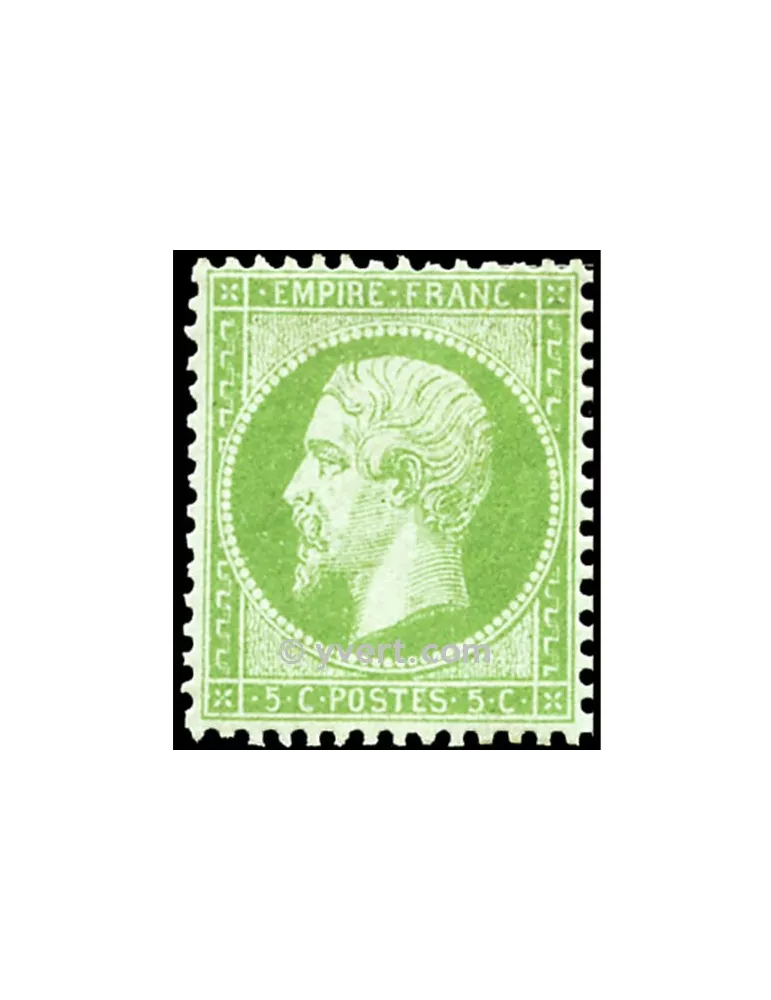 n° 20 obl. - Napoléon III (Empire non lauré)
