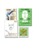 COLOMBIE : pochette de 500 timbres (Oblitérés)