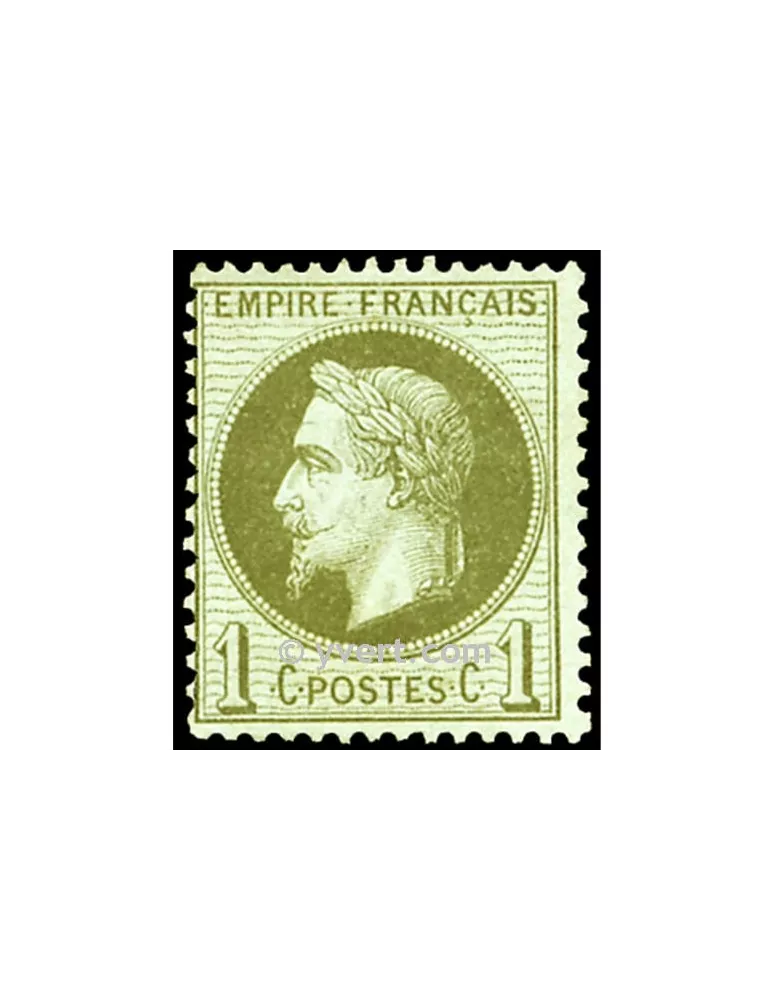 n° 25 obl. - Napoléon III (Empire lauré)