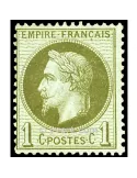n° 25 obl. - Napoléon III (Empire lauré)
