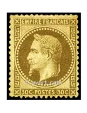 n° 30 obl. - Napoléon III (Empire lauré)