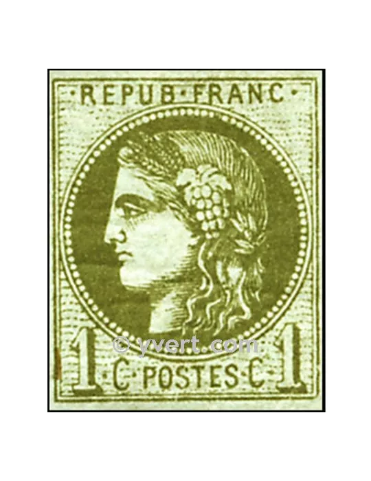 n° 39B obl. - Cérès (Émission de Bordeaux)