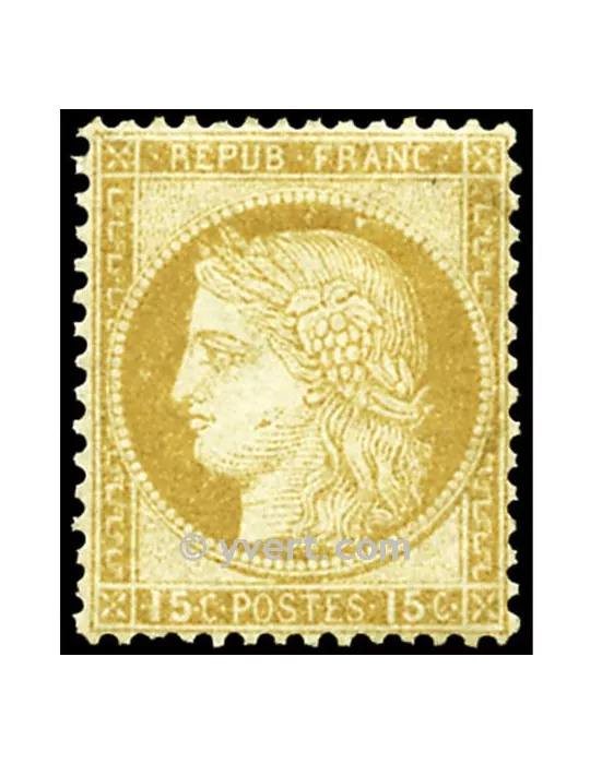 n° 55 obl. - Type Cérès dentelé (IIIe République)