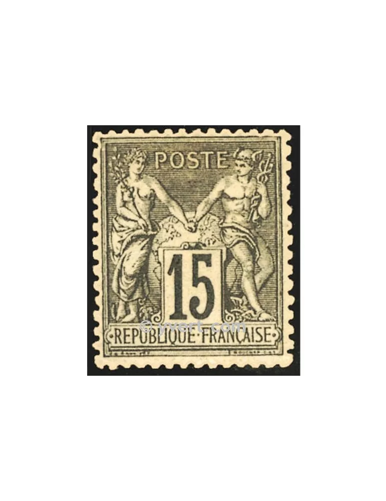 n° 77 obl. - Type Sage (Type II)