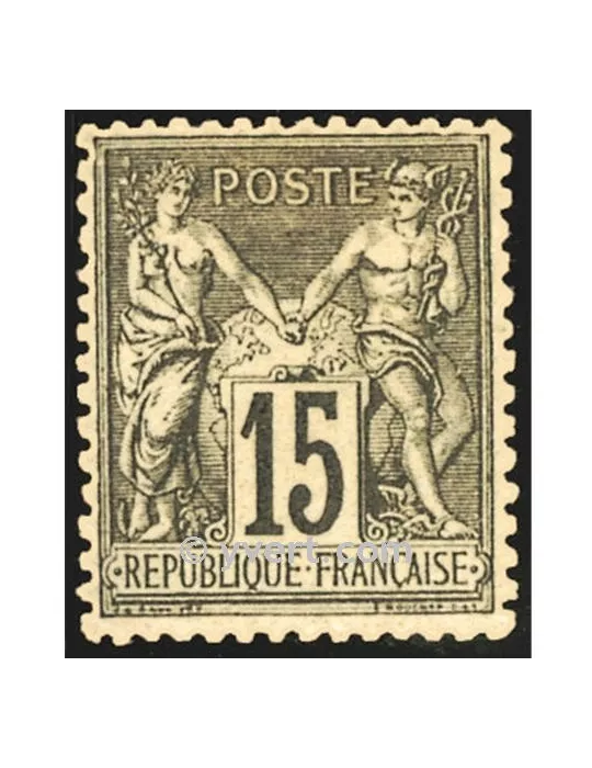 n° 77 obl. - Type Sage (Type II)