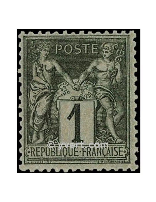 n° 83 obl. - Type Sage (Type II)