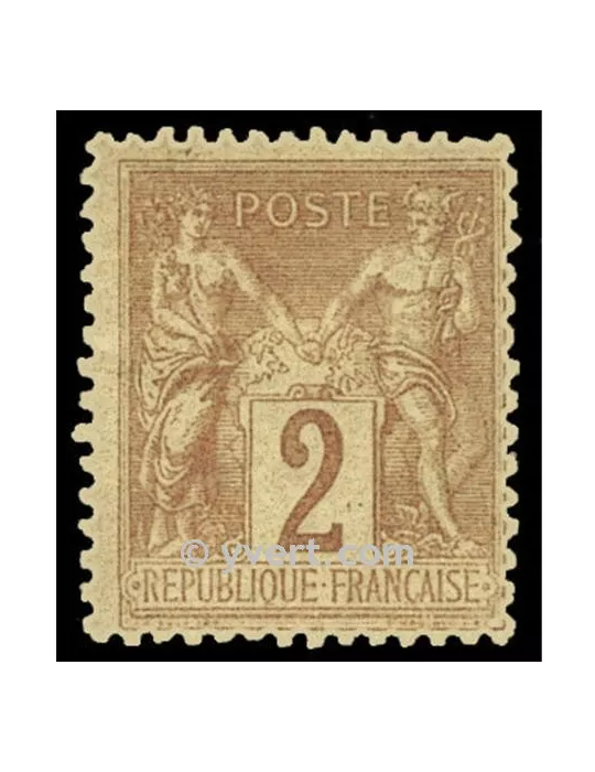 n° 85 obl. - Type Sage (Type II)