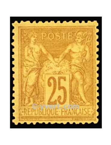n° 92 obl. - Type Sage (Type II)