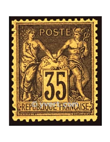n° 93 obl. - Type Sage (Type II)