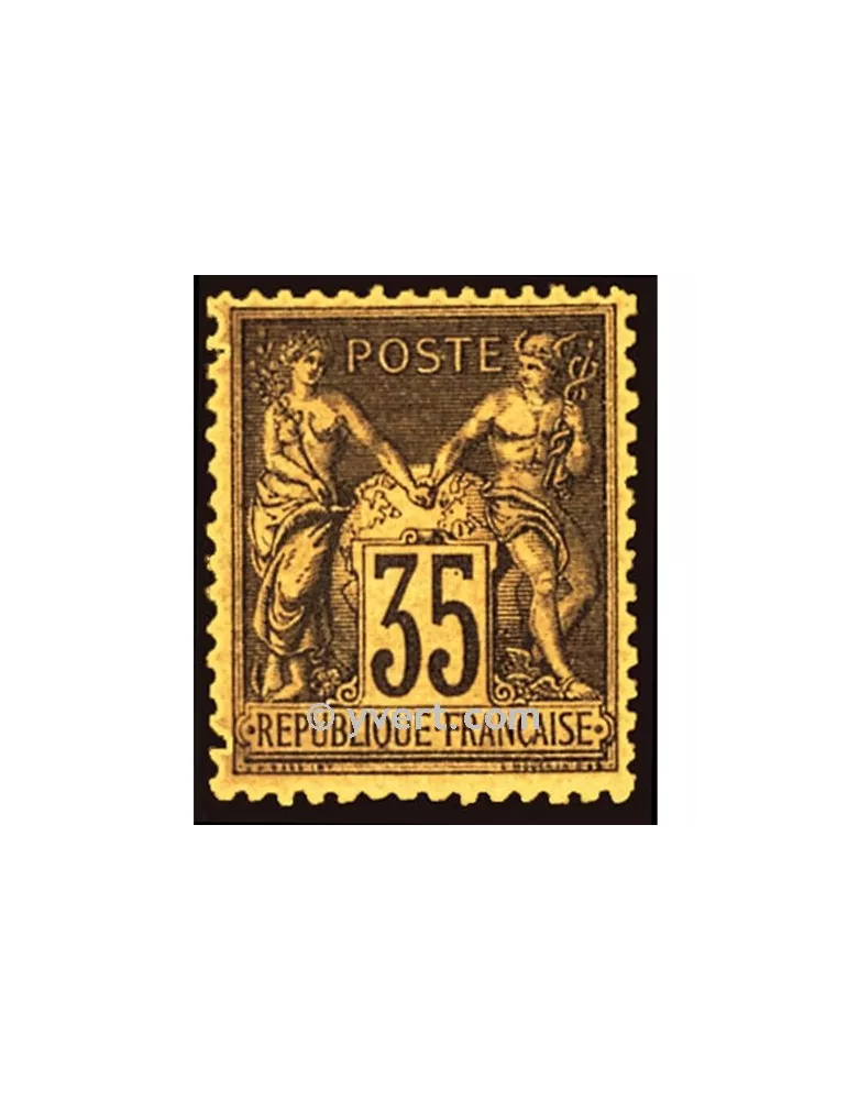 n° 93 obl. - Type Sage (Type II)