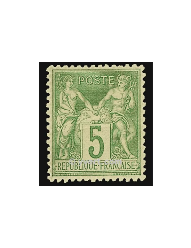 n° 102 obl. - Type Sage (Type I)