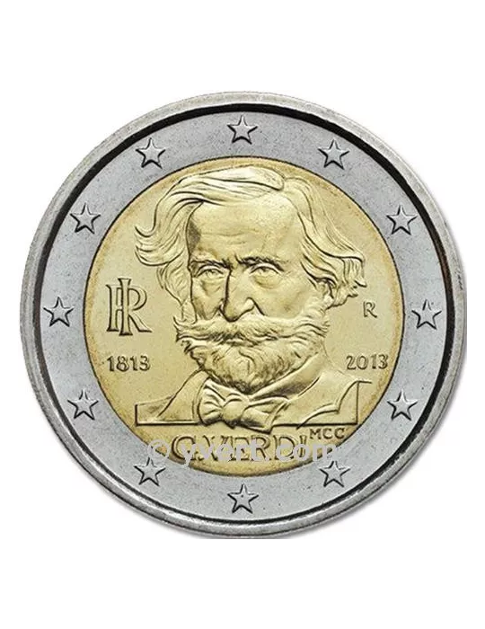 2 EURO COMMEMORATIVE 2013 : ITALIE (200e anniversaire de la naissance de Verdi)