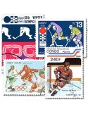 HOCKEY SUR GLACE : pochette de 50 timbres (Oblitérés)