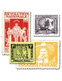 INDOCHINE : pochette de 100 timbres (Oblitérés)