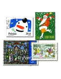 NOEL : pochette de 100 timbres (Oblitérés)